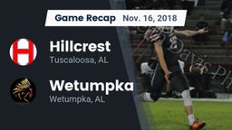 Recap: Hillcrest  vs. Wetumpka  2018
