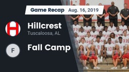 Recap: Hillcrest  vs. Fall Camp 2019