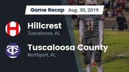 Recap: Hillcrest  vs. Tuscaloosa County  2019