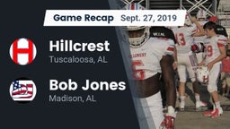 Recap: Hillcrest  vs. Bob Jones  2019