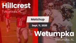 Matchup: Hillcrest vs. Wetumpka  2020