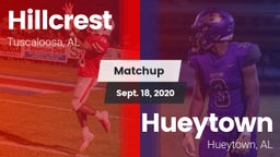 Matchup: Hillcrest vs. Hueytown  2020