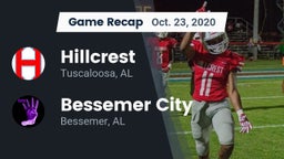 Recap: Hillcrest  vs. Bessemer City  2020