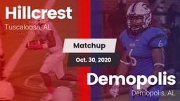 Matchup: Hillcrest vs. Demopolis  2020