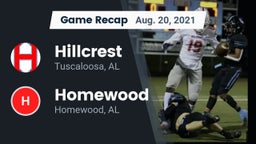 Recap: Hillcrest  vs. Homewood  2021