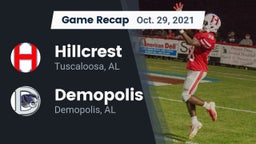 Recap: Hillcrest  vs. Demopolis  2021