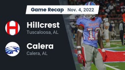 Recap: Hillcrest  vs. Calera  2022