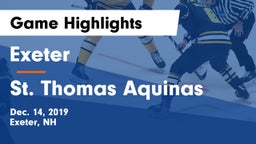 Exeter  vs St. Thomas Aquinas  Game Highlights - Dec. 14, 2019