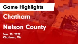 Chatham  vs Nelson County  Game Highlights - Jan. 25, 2022