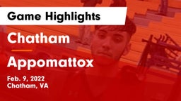 Chatham  vs Appomattox Game Highlights - Feb. 9, 2022