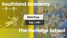 Matchup: Southland Academy vs. The Heritage School 2017