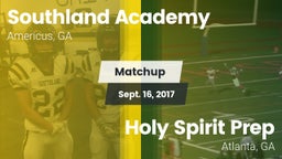 Matchup: Southland Academy vs. Holy Spirit Prep  2017