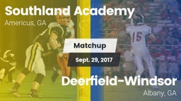 Matchup: Southland Academy vs. Deerfield-Windsor  2017