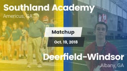 Matchup: Southland Academy vs. Deerfield-Windsor  2018