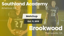 Matchup: Southland Academy vs. Brookwood  2019