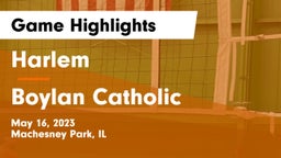 Harlem  vs Boylan Catholic  Game Highlights - May 16, 2023