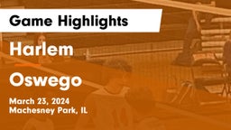 Harlem  vs Oswego  Game Highlights - March 23, 2024