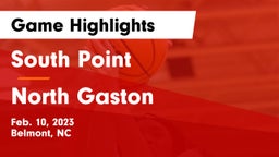 South Point  vs North Gaston  Game Highlights - Feb. 10, 2023