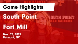 South Point  vs Fort Mill  Game Highlights - Nov. 28, 2023
