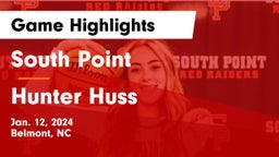 South Point  vs Hunter Huss  Game Highlights - Jan. 12, 2024
