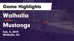 Walhalla  vs Mustangs  Game Highlights - Feb. 5, 2019