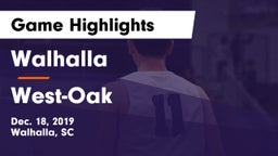 Walhalla  vs West-Oak  Game Highlights - Dec. 18, 2019