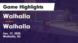 Walhalla  vs Walhalla  Game Highlights - Jan. 17, 2020