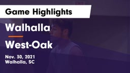 Walhalla  vs West-Oak  Game Highlights - Nov. 30, 2021