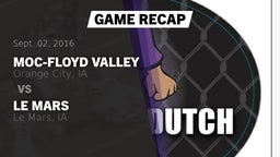 Recap: MOC-Floyd Valley  vs. Le Mars  2016