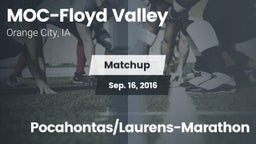 Matchup: MOC-Floyd Valley vs. Pocahontas/Laurens-Marathon 2016