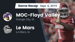 Recap: MOC-Floyd Valley  vs. Le Mars  2019