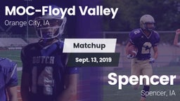 Matchup: MOC-Floyd Valley vs. Spencer  2019