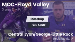 Matchup: MOC-Floyd Valley vs. Central Lyon/George-Little Rock  2019
