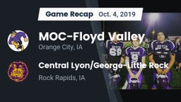 Recap: MOC-Floyd Valley  vs. Central Lyon/George-Little Rock  2019