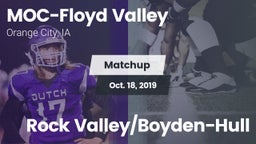 Matchup: MOC-Floyd Valley vs. Rock Valley/Boyden-Hull 2019