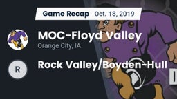 Recap: MOC-Floyd Valley  vs. Rock Valley/Boyden-Hull 2019