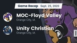 Recap: MOC-Floyd Valley  vs. Unity Christian  2020