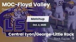 Matchup: MOC-Floyd Valley vs. Central Lyon/George-Little Rock  2020