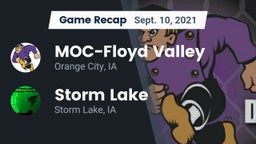 Recap: MOC-Floyd Valley  vs. Storm Lake  2021