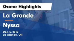 La Grande  vs Nyssa Game Highlights - Dec. 5, 2019