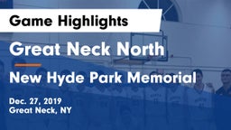 Great Neck North vs New Hyde Park Memorial  Game Highlights - Dec. 27, 2019