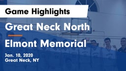 Great Neck North vs Elmont Memorial  Game Highlights - Jan. 10, 2020