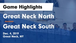 Great Neck North vs Great Neck South Game Highlights - Dec. 4, 2019