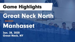 Great Neck North vs Manhasset  Game Highlights - Jan. 28, 2020