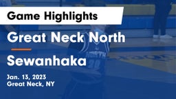 Great Neck North vs Sewanhaka  Game Highlights - Jan. 13, 2023