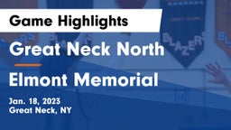 Great Neck North vs Elmont Memorial  Game Highlights - Jan. 18, 2023