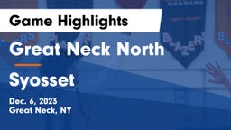 Great Neck North vs Syosset  Game Highlights - Dec. 6, 2023