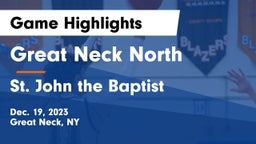 Great Neck North vs St. John the Baptist  Game Highlights - Dec. 19, 2023
