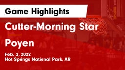 Cutter-Morning Star  vs Poyen  Game Highlights - Feb. 2, 2022
