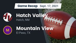 Recap: Hatch Valley  vs. Mountain View  2021